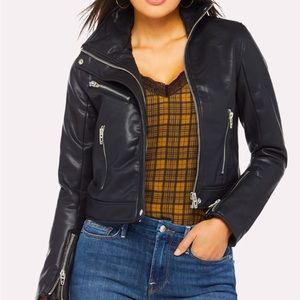NWT vegan Leather Moto Jacket